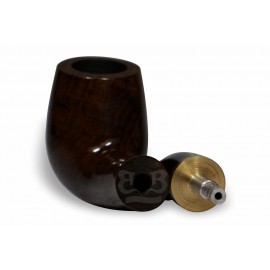 Cachimbo Bertoldi Elite Dourado Natural com Filtro Permanente